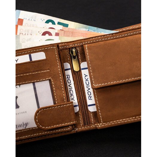 Leather wallet RFID ALWAYS WILD N992L-CHM