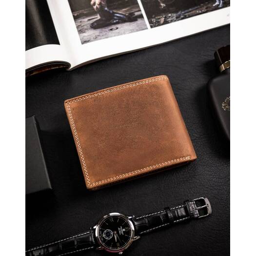 Leather wallet RFID ALWAYS WILD N992-CHM-BEAR-2