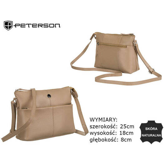 Leather bag PETERSON PTN TOR-306-SNC