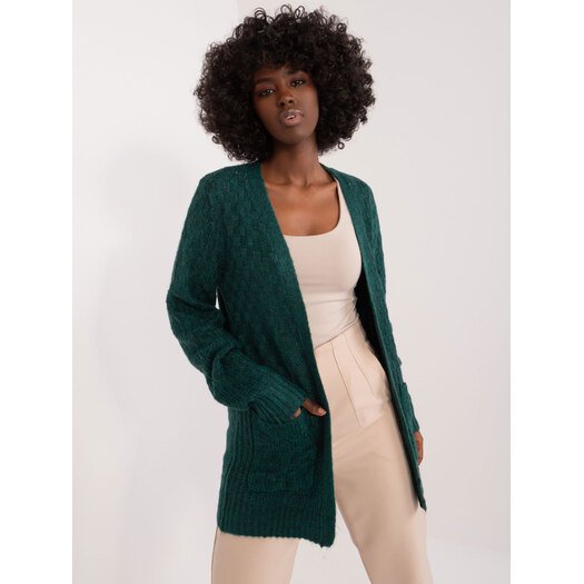 Cardigan-TW-SW-3003.07X-tamsiai žalia