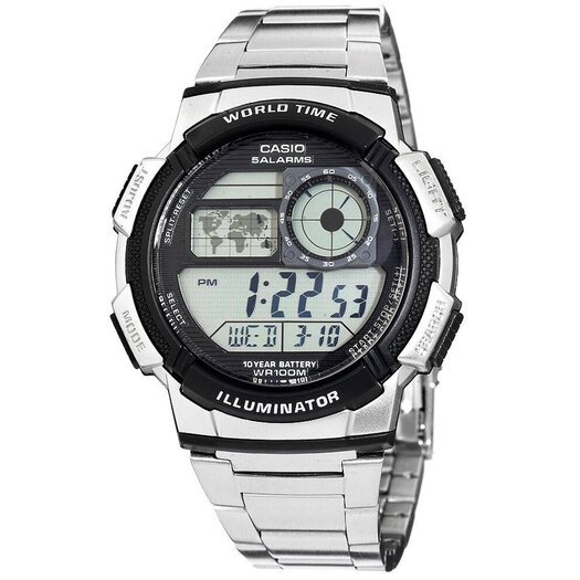 Laikrodis vyrams CASIO AE-1000W 1AVDF (zd073h) - WORLD TIME + BOX