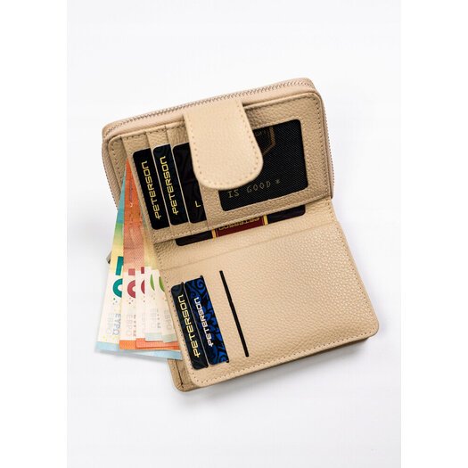 Leather wallet RFID PETERSON PTN 76115-SD