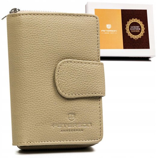 Leather wallet RFID PETERSON PTN 76115-SD