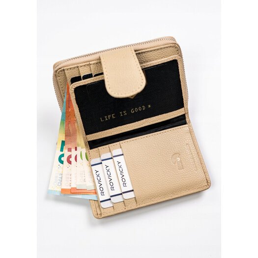 Leather wallet RFID PETERSON PTN 76115-SD