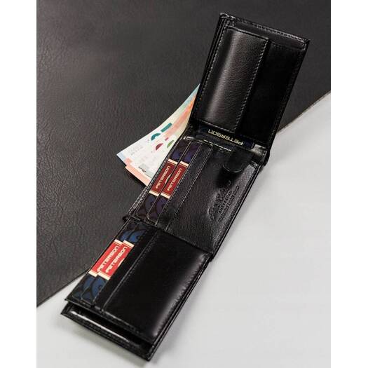 Leather wallet RFID PETERSON PTN 366.01