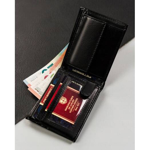 Leather wallet RFID PETERSON PTN 366.01