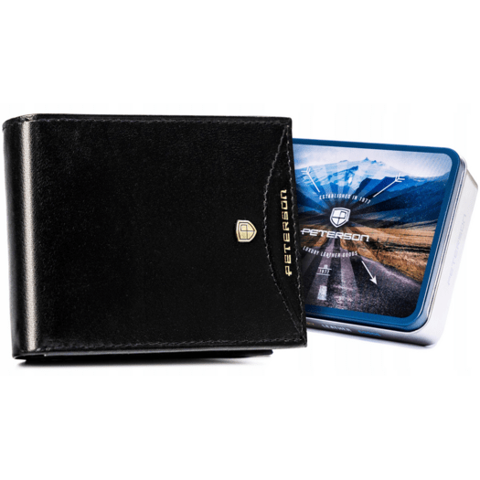 Leather wallet RFID PETERSON PTN 366.01