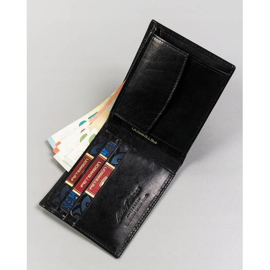 Leather wallet RFID PETERSON PTN 22303-VT-E