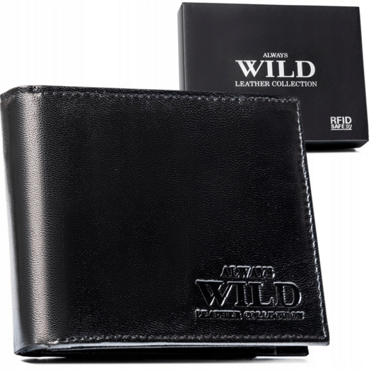 Leather wallet RFID ALWAYS WILD N992-P-GTS