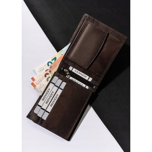 Leather wallet ALWAYS WILD AW-N7-MAL