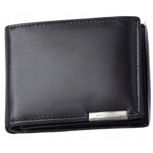 Leather wallet RFID RONALDO RM-05-BCF-BP