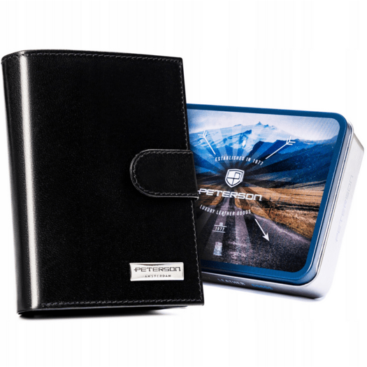 Leather wallet RFID PETERSON PTN 317Z-PR 2-1-1