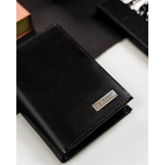 Leather wallet RFID PETERSON PTN 317-PR 2-1-1