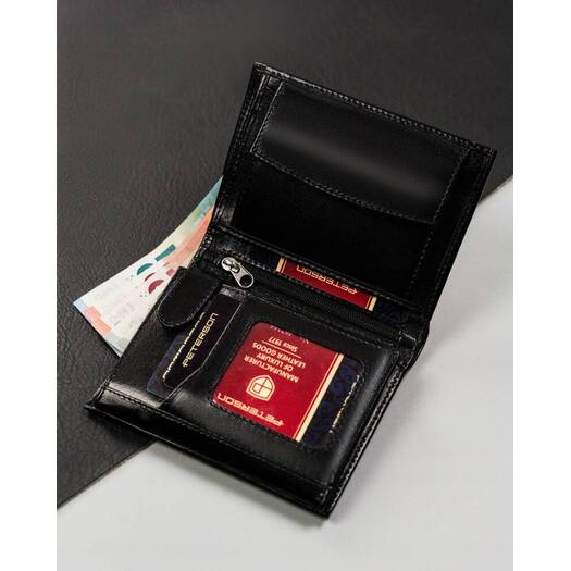 Leather wallet RFID PETERSON PTN 317-PR 2-1-1