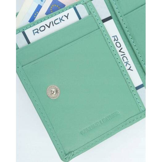 Leather wallet ROVICKY R-23-17-LFN