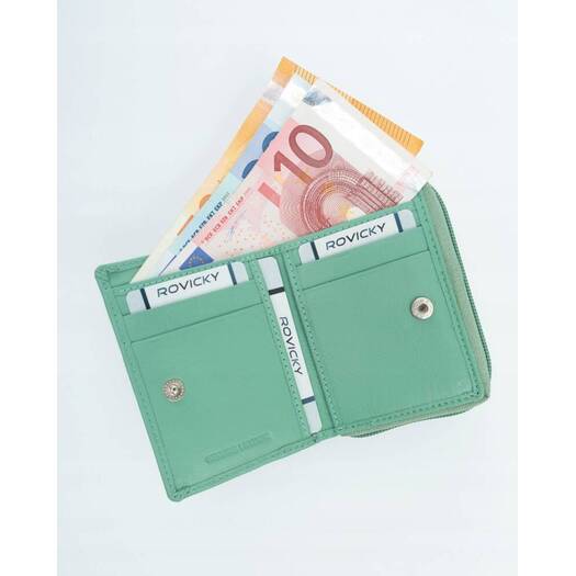 Leather wallet ROVICKY R-23-17-LFN