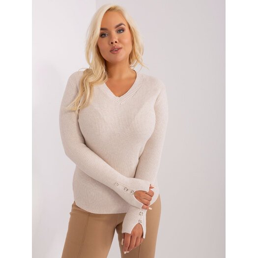 Sweter-PM-SW-PM-3770.30-jasny beżowy