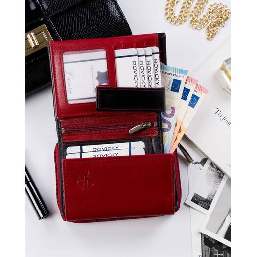 Leather wallet RFID ROVICKY 1509-GOAN