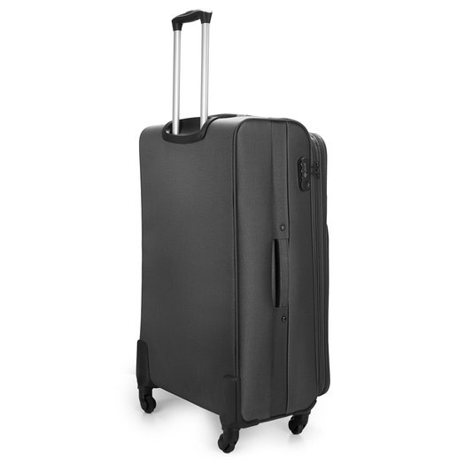 Large soft luggage L Solier STL1316 black-red