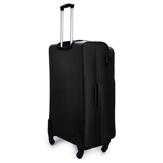 Large soft luggage L Solier STL1316 black-red