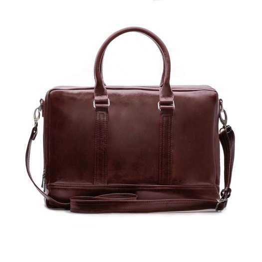 Men's leather shoulder laptop bag SL02 ABERDEEN