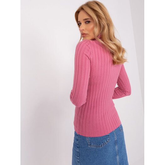 Sweter-PM-SW-1087.09-ciemny różowy