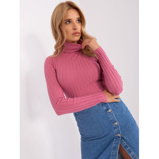 Sweter-PM-SW-1087.09-ciemny różowy