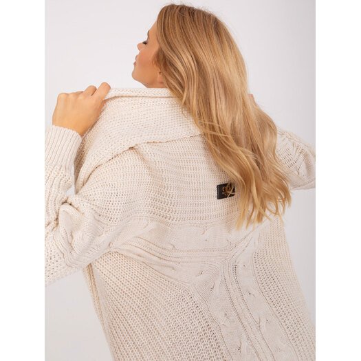 Cardigan-TW-SW-BI-305.99P-šviesiai smėlio spalvos