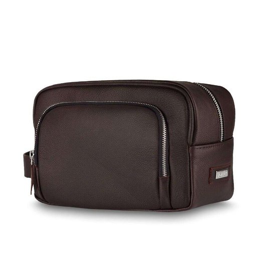 Elegant leather men's beauty bag SOLIER SZETLAND