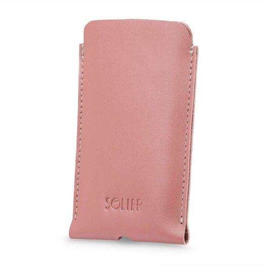 Leather case for IPhone 11 Solier SA58 pink