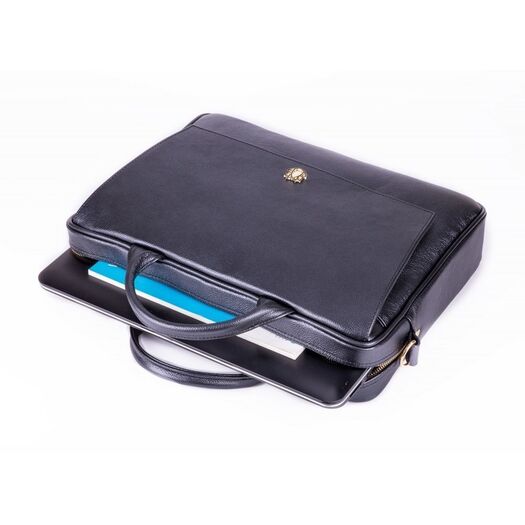 Genuine leather woman s laptop bag FL14 Rimini black