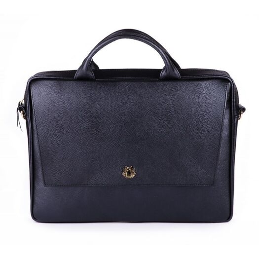 Genuine leather woman s laptop bag FL14 Rimini black