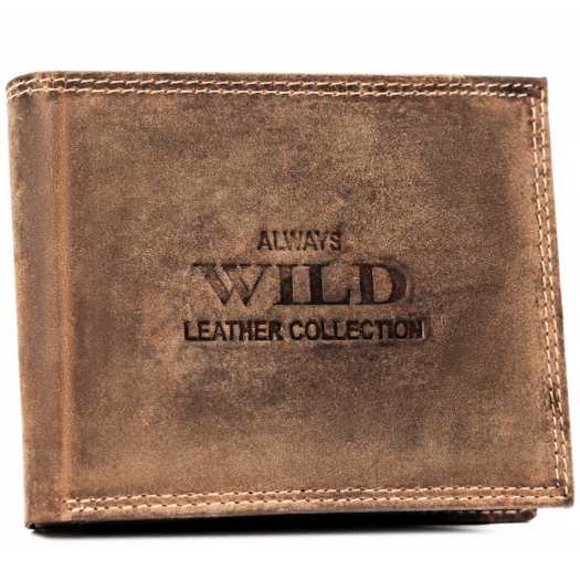 Leather wallet RFID ALWAYS WILD N992-CHM-BL