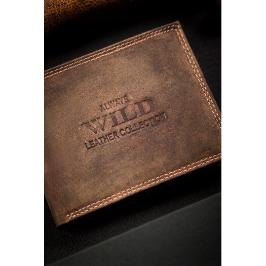 Leather wallet RFID ALWAYS WILD N992-CHM-BL