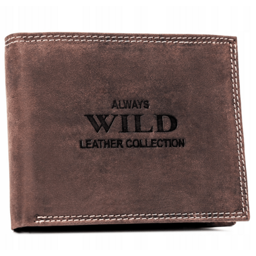 Leather wallet RFID ALWAYS WILD N992-CHM-BL