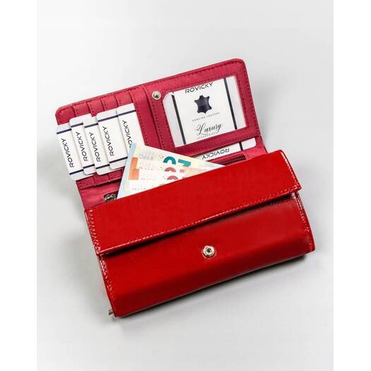 Leatherette wallet 4U CAVALDI N012-APU-BL