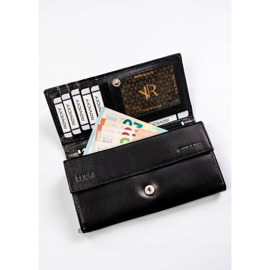 Leather wallet RFID ROVICKY R-RD12-GCL