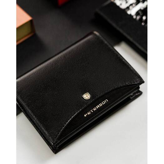 Leather wallet RFID PETERSON PTN 339.01