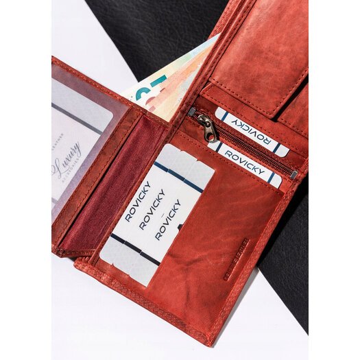 Leather wallet ALWAYS WILD AW-N7-MAL