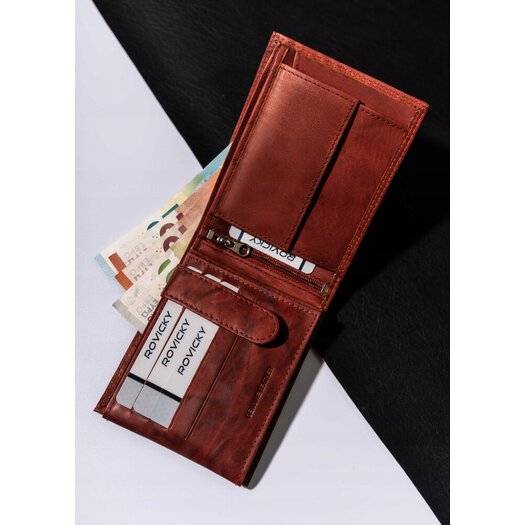 Leather wallet ALWAYS WILD AW-N6-MAL