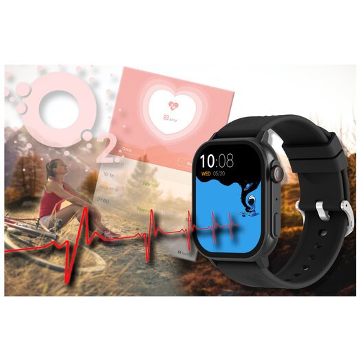 SMARTWATCH UNISEX GRAVITY GT15-1 - ROZMOWY BLUETOOTH, DODATKOWY PASEK (sg029a)