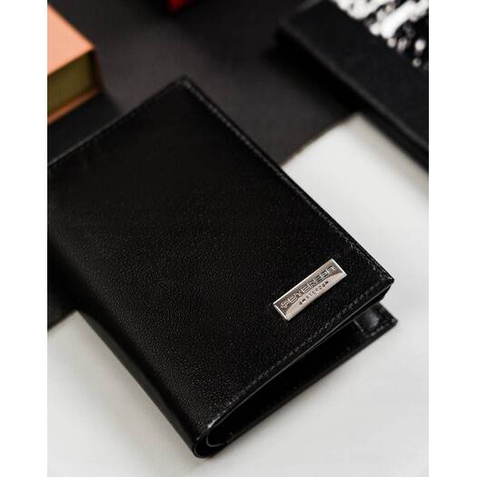 Leather wallet RFID PETERSON PTN 348Z-PR 2-1-1