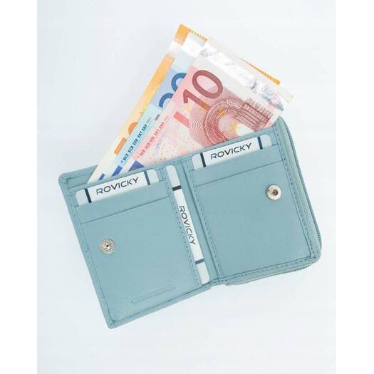 Leather wallet ROVICKY R-23-17-LFN