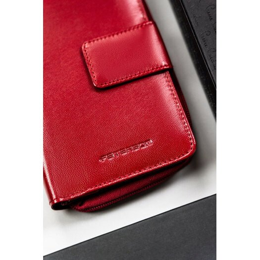 Leather wallet RFID PETERSON PTN RD-48-GCL