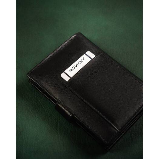 Leather wallet RFID ROVICKY N4L-GOAN