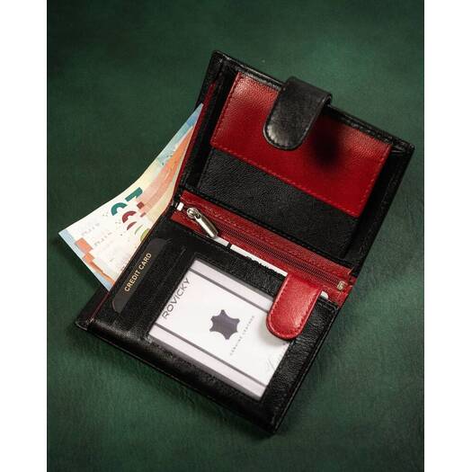 Leather wallet RFID ROVICKY N4L-GOAN