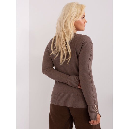 Sweter-PM-SW-PM-3817.07-brązowy