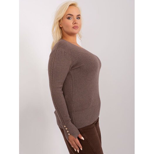 Sweter-PM-SW-PM-3817.07-brązowy