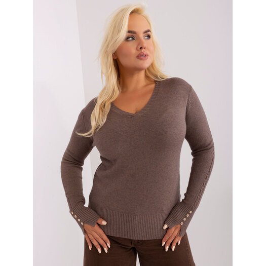 Sweter-PM-SW-PM-3817.07-brązowy