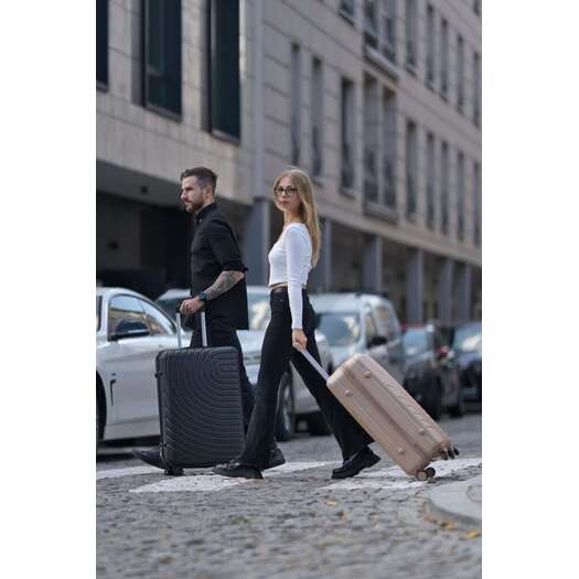 SUITCASE M 24   STL945 ABS DARK GREY